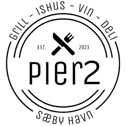 Pier2 Grill og Ishus - Sæby logo.